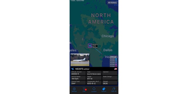 A number of popular flight-tracking apps, such as FlightAware and FlightRadar24, readily available in the app store, make use of the same aircraft data for tracking.  